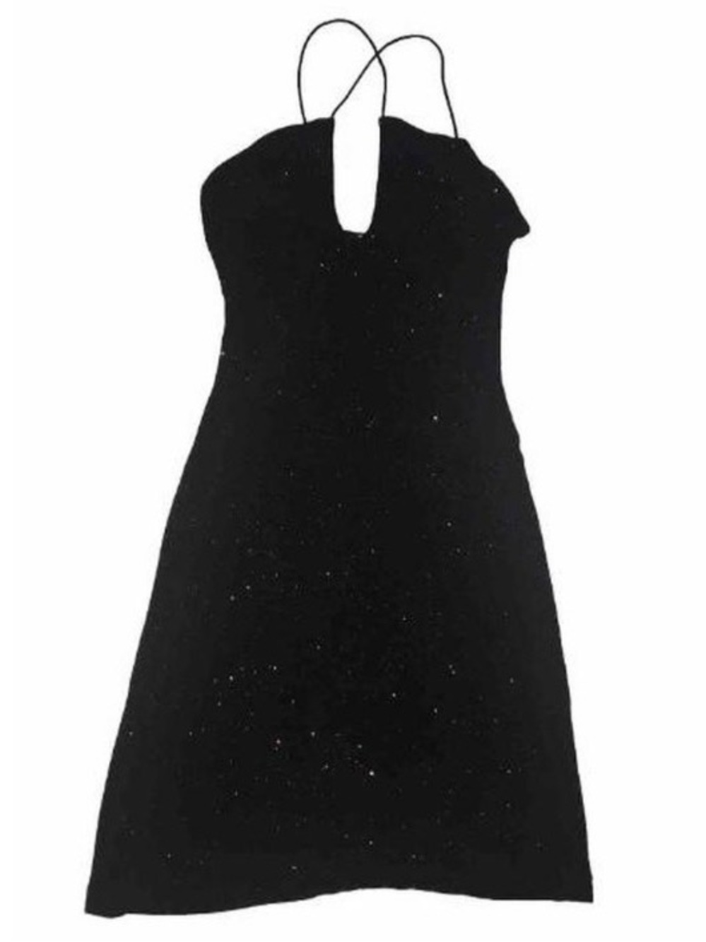 Vintage Charlotte Russe Sparkle Black Mini Dress 🖤✨